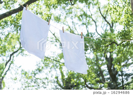 爽やかな洗濯のイメージ　タオル 16294686