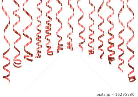 Red serpentine isolated on white background Red serpentine isolated on white background 16295530