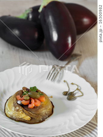 Eggplants Flan 16300982