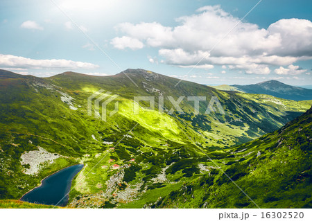 High mountain lake 16302520