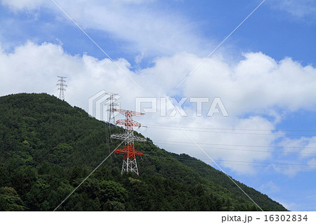 高圧送電線・鉄塔 16302834