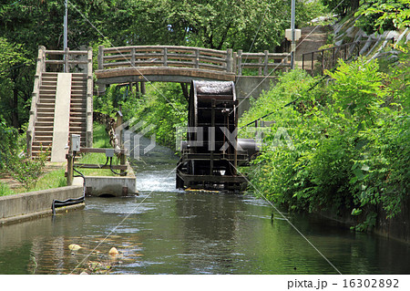 小水力発電　波田水車 16302892