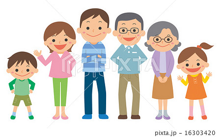 家族並び 16303420