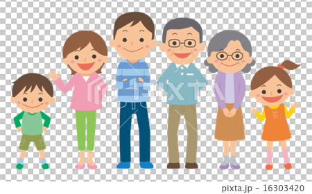 家族並び 16303420