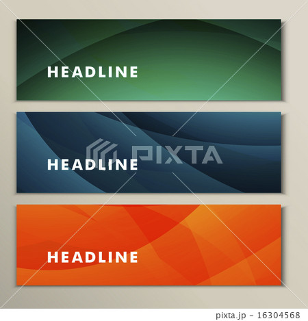 Set abstract bright pictures of green orange blue Set abstract bright pictures of green orange blue 16304568