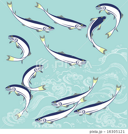 100 魚 跳ねる イラスト Free Cute Illustrations Stock Illustration