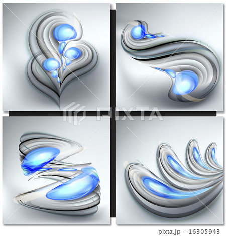 Set of abstract gray backgrounds Set of abstract gray backgrounds 16305943