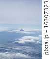 飛行機からの富士山-1 16307323