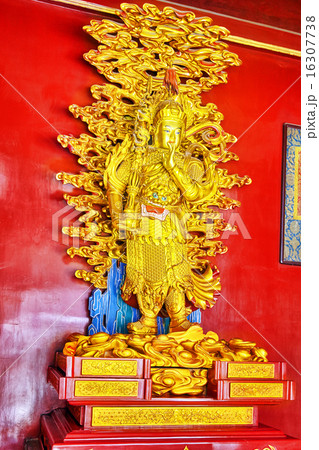 Interior view of Yonghegong Lama Temple. Beijing. 16307738