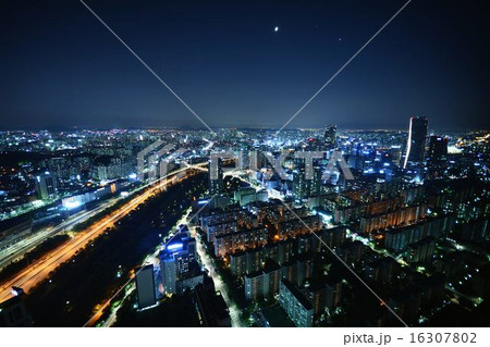 韓国 ソウルの夜景 韓国 ソウルの夜景 16307802