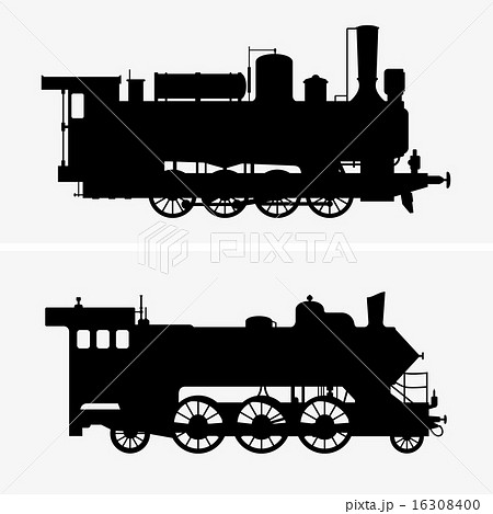 Steam Locomotives のイラスト素材