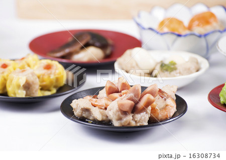 Group of stream Dim Sum chinese food Group of stream Dim Sum chinese food 16308734
