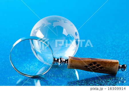 Theme of modern worldwide, glass globe 16309914