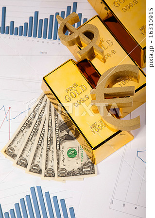 Golden Bar, ambient financial concept 16310915