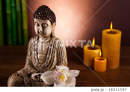 Buddha statue, vivid colors, natural tone Buddha statue, vivid colors, natural tone 16311597