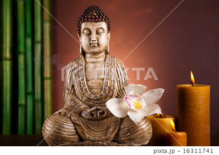 Buddha statue, vivid colors, natural tone Buddha statue, vivid colors, natural tone 16311741