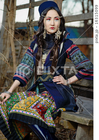 Young Girl in National Vietnam Costume 16315099