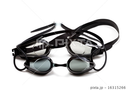 Two black goggles for swimming Two black goggles for swimming 16315266