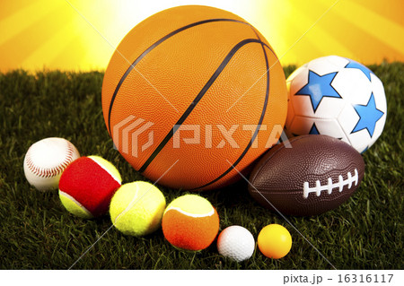 Sports Equipment detail, natural colorful tone Sports Equipment detail, natural colorful tone 16316117