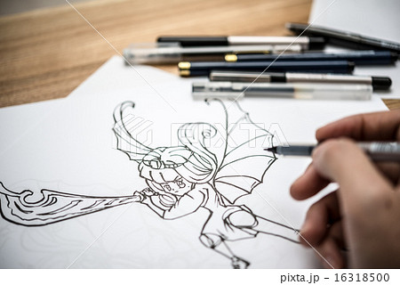 イラストを描く(オリジナルイラスト) イラストを描く(オリジナルイラスト) 16318500