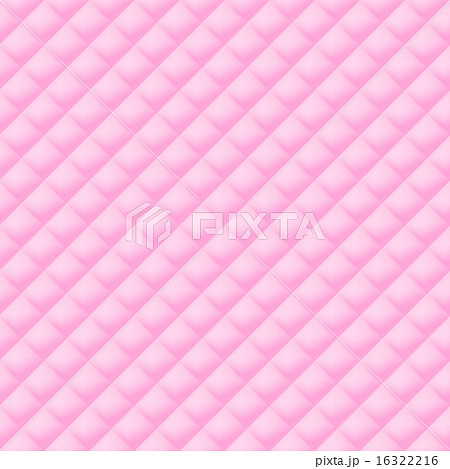キルティング風模様イラストパターン シームレス 連続柄壁紙 背景素材 ピンクのイラスト素材