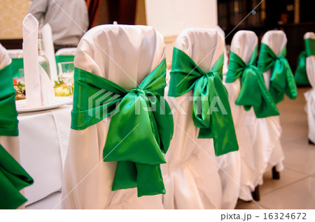 Wedding chair decorated 16324672
