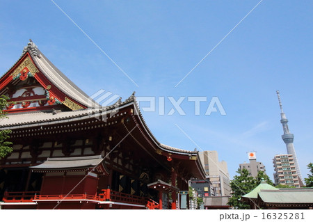 東京、浅草寺とスカイツリー 東京、浅草寺とスカイツリー 16325281