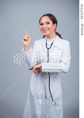 Doctor with stethoscope Doctor with stethoscope 16327334