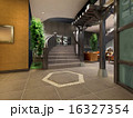 3d futuristic corridor. 16327354