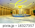 3d public bathrooms of  hall, corridor. 16327357