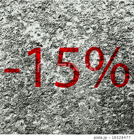 15 percent discount icon symbol Flat modern web de 16328477
