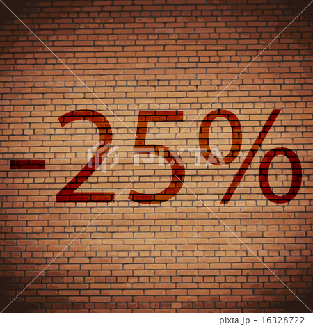 25 percent discount icon symbol Flat modern web de 16328722