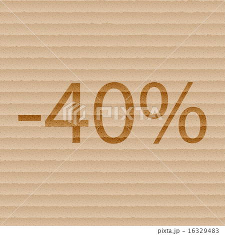 40 percent discount icon symbol Flat modern web de 16329483