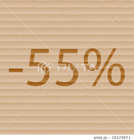 55 percent discount icon symbol Flat modern web de 16329651
