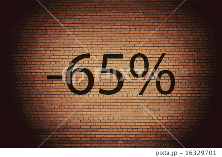 65 percent discount  icon symbol Flat modern web d 16329701