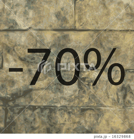 70 percent discount icon symbol Flat modern web de 16329868