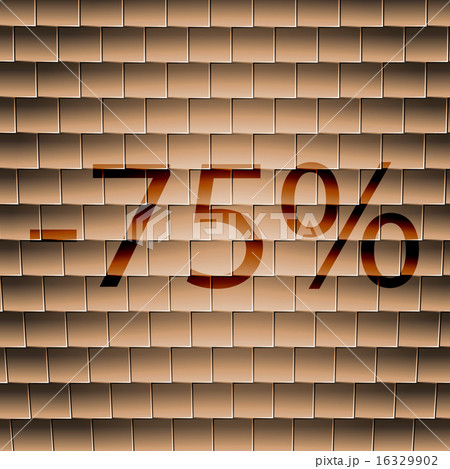 75 percent discount icon symbol Flat modern web de 75 percent discount icon symbol Flat modern web de 16329902