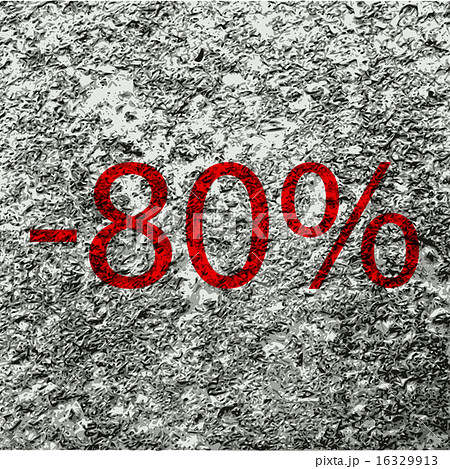 80 percent discount icon symbol Flat modern web de 16329913
