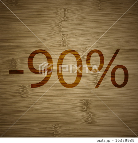 90 percent discount icon symbol Flat modern web de 16329939