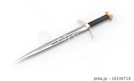 medieval two-edged sword 16336718
