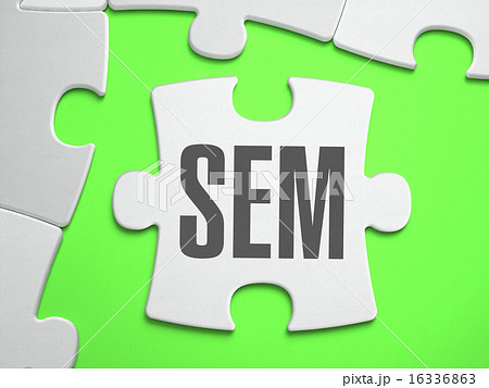 SEM - Jigsaw Puzzle with Missing Pieces. 16336863