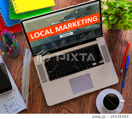 Local Marketing. Online Working Concept. 16336993