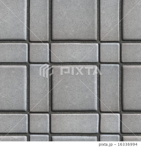 Large Quadratic Gray Pattern Paving Slabs Built of Small Squares and Rectangles. 16336994