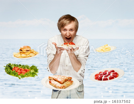 Man and meals Man and meals 16337502