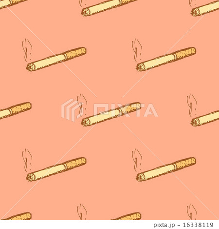 Sketch cigarette in vintage style 16338119