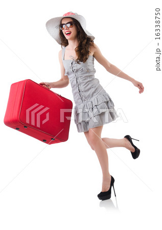 Young woman preparing for vacation Young woman preparing for vacation 16338750