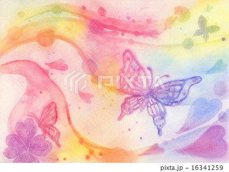 アゲハ蝶 夢の世界のイラスト素材 16341259 Pixta