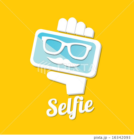 Taking Selfie Photo on Smart Phone concept icon Taking Selfie Photo on Smart Phone concept icon 16342093