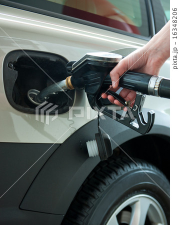 refueling gas in petrol station refueling gas in petrol station 16348206