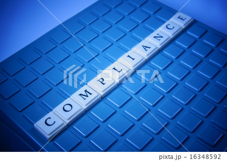 写真素材:word puzzle of compliance 写真素材:word puzzle of compliance 16348592